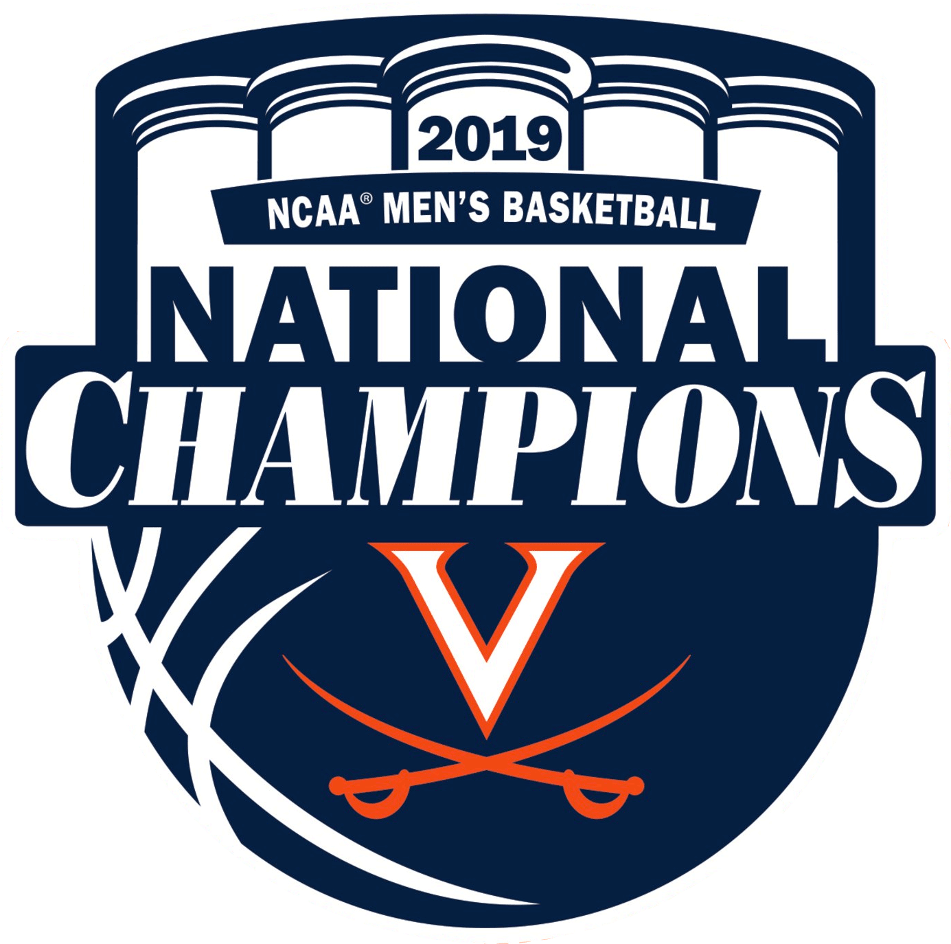 Virginia Cavaliers 2019 Champion Logo vinyl decal